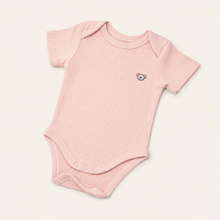 Load image into Gallery viewer, Organic Cotton Baby Bodysuit - Pale Pink, alternate product view