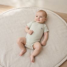 Load image into Gallery viewer, Organic Cotton Baby Bodysuit - Sage, lifestyle image
