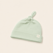 Load image into Gallery viewer, Organic Knot Hat - Mint, alternate product view