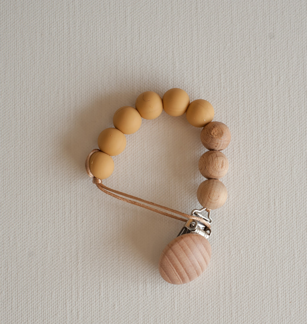 Silicone Dummy Chain - Mustard