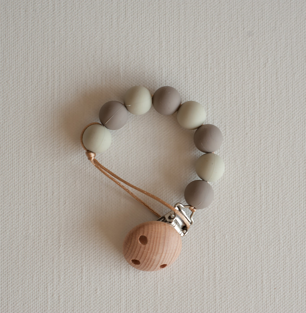 Silicone Dummy Chain - Taupe