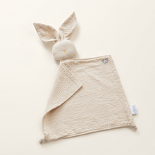 Load image into Gallery viewer, Organic Cotton Muslin Baby Comforter - Beige, alternate product view
