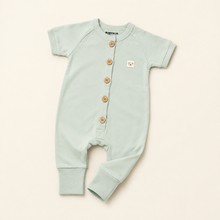 Load image into Gallery viewer, Organic Cotton Onesie/Romper - Mint, alternate product view

