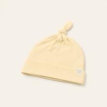 Load image into Gallery viewer, Organic Knot Hat - Yellow, alternate product view
