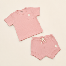 Load image into Gallery viewer, Organic Two-Piece Pyjama Set - Pink, alternate product view
