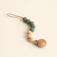 Load image into Gallery viewer, Silicone Pacifier Clip - Emerald, alternate product view
