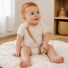 Load image into Gallery viewer, Silicone Pacifier Clip -  Mustard, lifestyle image
