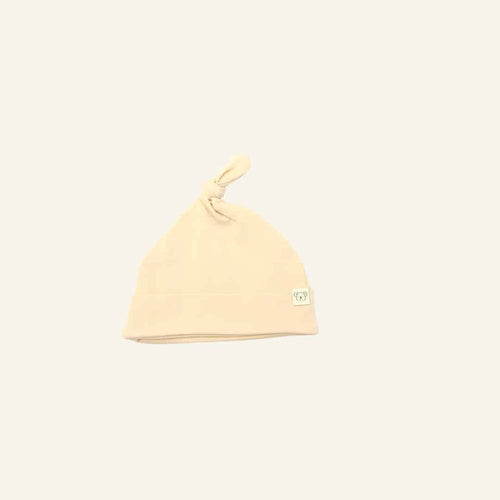 Organic Knot Baby Hat - Yellow