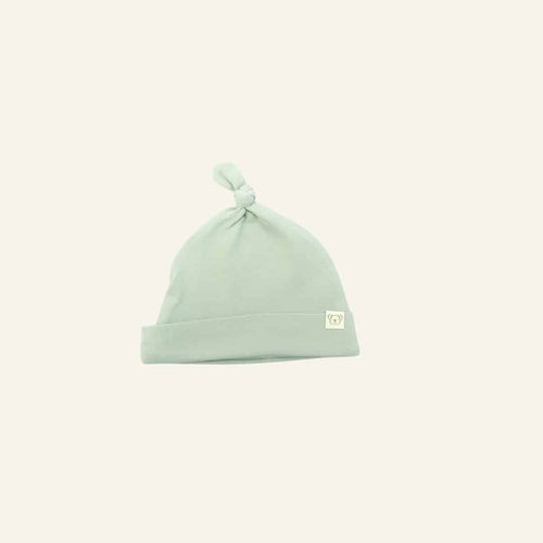 Organic Knot Hat - Mint Green