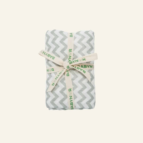 Organic Baby Swaddle Grey Blanket 
